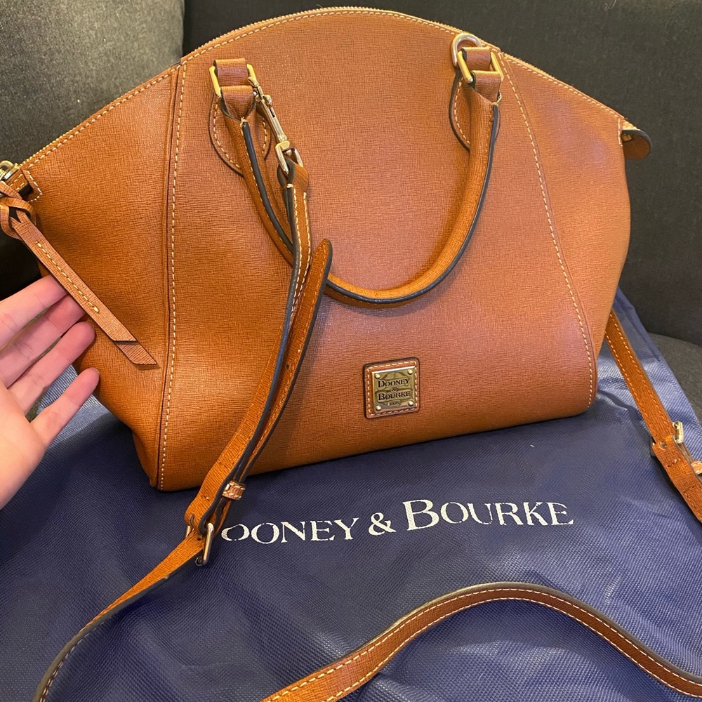 Dooney and Bourke Saffiano Sydney Satchel